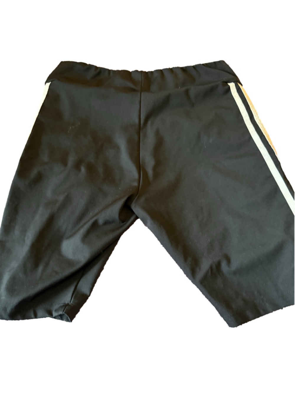 Women's Adidas Black & White Bike Shorts Size 18